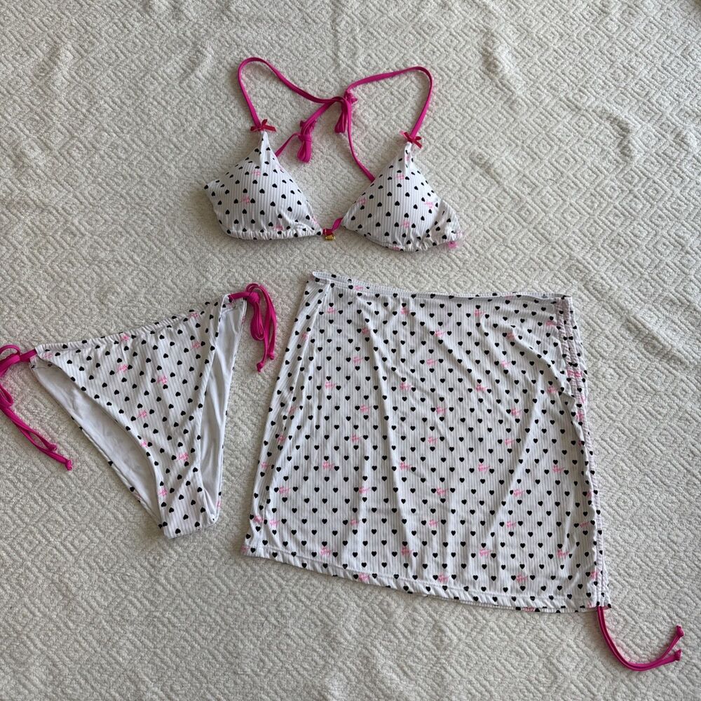 NWOT BETSEY JOHNSON SWIMSUIT 3 PC SET Sz XL